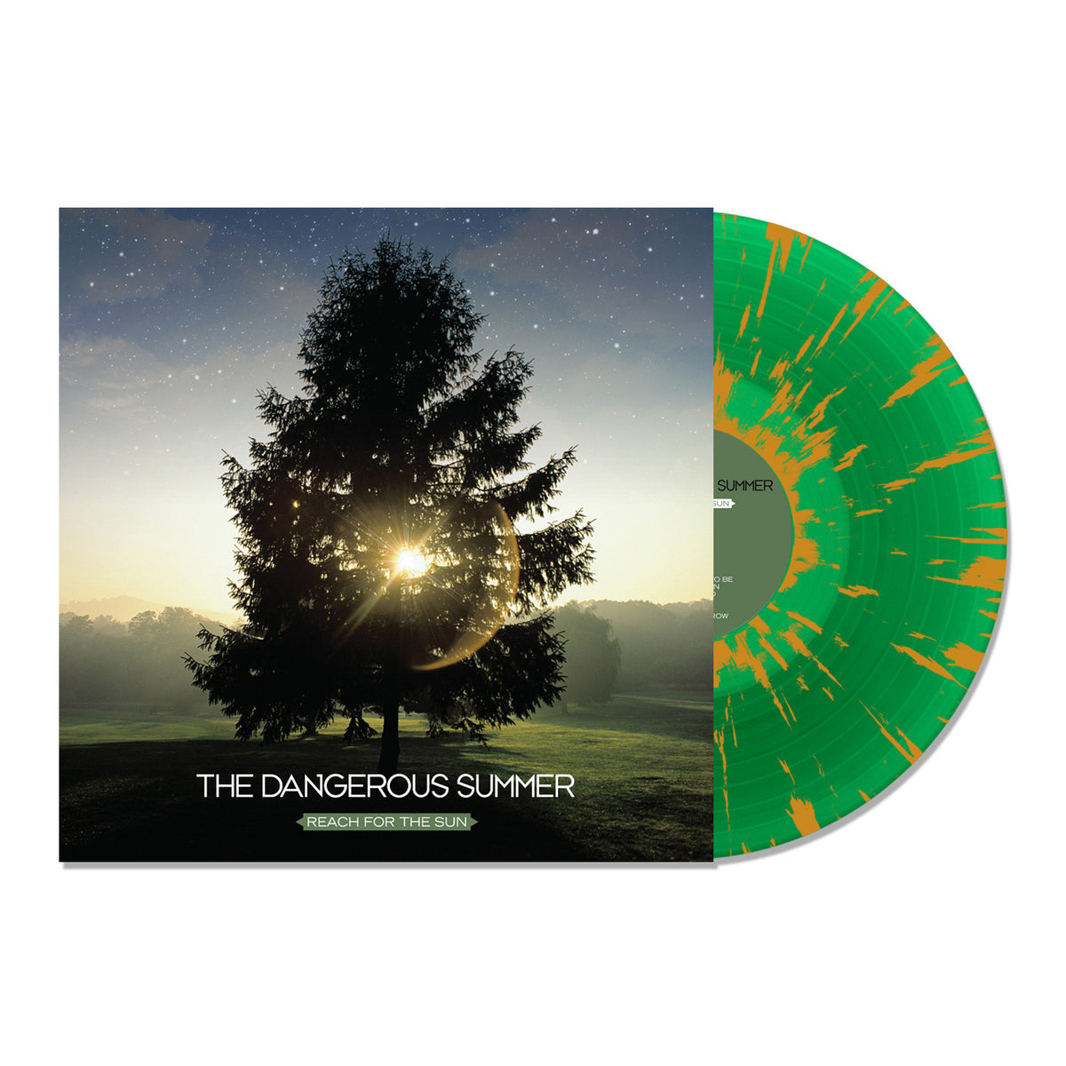 The Dangerous Summer 'Reach For The Sun' Green W/ Orange Splatter