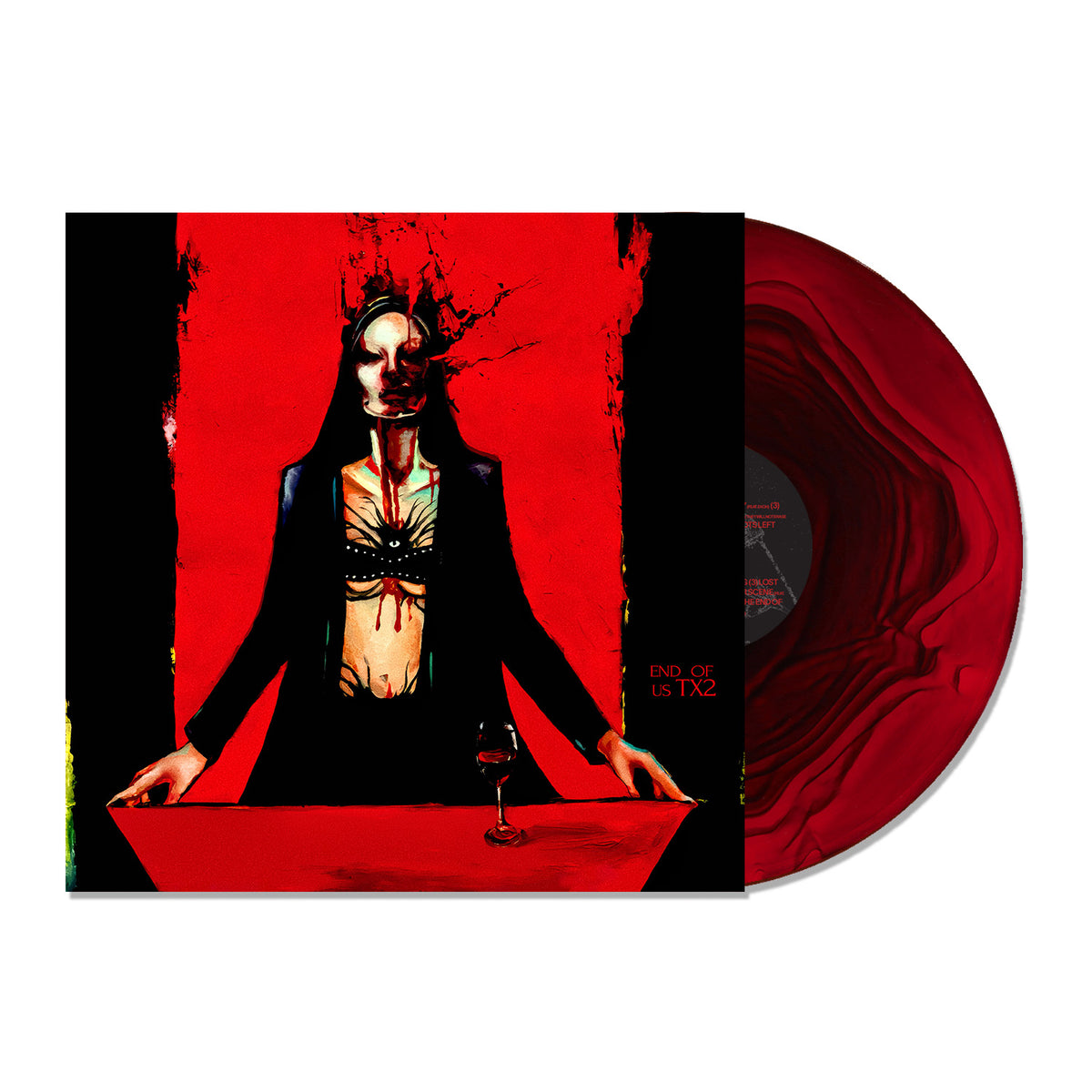 TX2 'End Of Us' Red & Black Ripple LP – Hopeless Records
