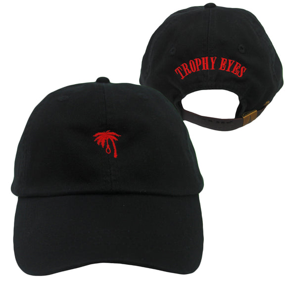 Trophy Eyes Palm Noose Black Dad Hat