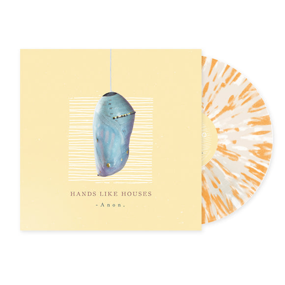 Hands Like Houses '-Anon.' Clear W/ Orange And White Splatter