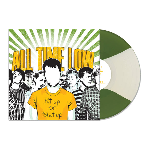 All Time Low 'Put Up Or Shut Up' Green Stripes Vinyl LP