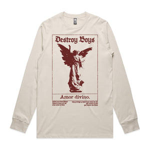 Destroy Boys 'Amor Divino' Bone Long Sleeve