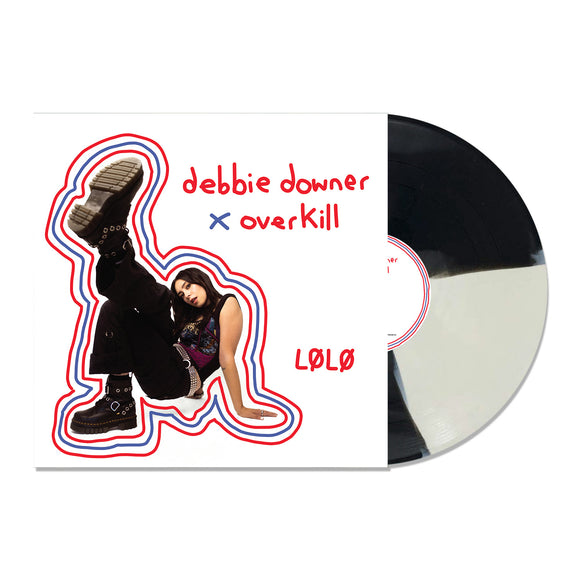 debbie downer / overkill - Black & White Quad Vinyl LP