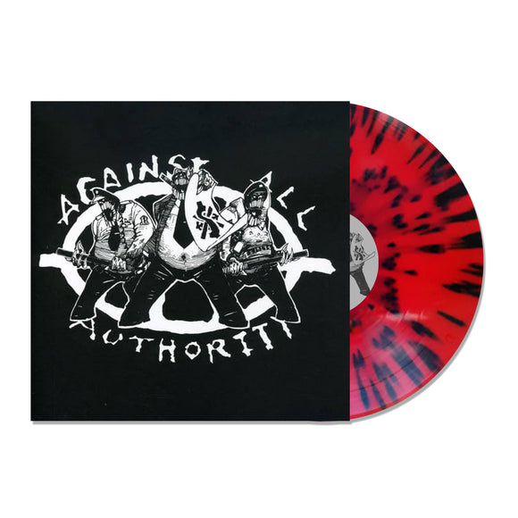 Against All Authority '24 Hour Roadside Resistance' Red W/Black Splatter