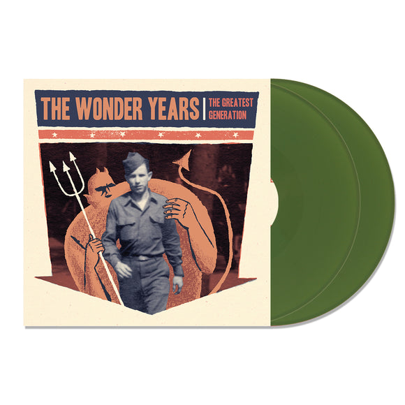 The Wonder Years 'The Greatest Generation' Olive Green Vinyl 2XLP