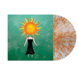 The Balance And Composure Separation 15th Anniversary album features an illustrated cover with a sun-headed figure in a black dress on green, alongside a deluxe limited edition vinyl LP with orange, yellow, and gray splatter.