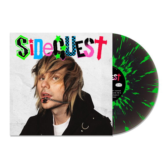 Michael Clifford 'SIDEQUEST' Black Ice W/ Neon Green Splatter Deluxe Vinyl