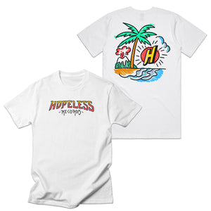 Hopeless Records - Beach - White T-Shirt