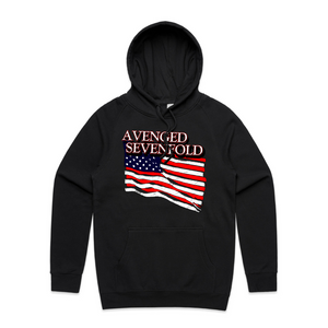 Avenged Sevenfold Flag Black Hoodie – Hopeless Records Avenged Sevenfold Flag Black Hoodie – Hopeless Records