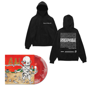 AJJ - Disposable Everything - Pullover/Vinyl Bundle