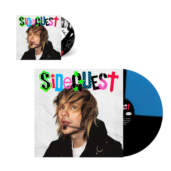 Michael Clifford 'SIDEQUEST' Black & Blue Quad Vinyl + CD Bundle