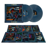 The image features The Wonder Years' No Closer To Heaven 10th Anniversary Edition on two translucent blue vinyl records, with abstract, colorful album art and illustrated inserts displayed below.