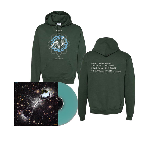 Pinkshift 'Earthkeeper' Hoodie & Ice Blue Vinyl Bundle
