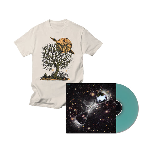 Pinkshift 'Tree' T-shirt & 'Earthkeeper' Ice Blue Vinyl Bundle