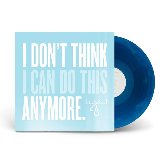 Moose Blood 'I Don't Think I Can Do This Anymore' Silver Inside Dark Blue