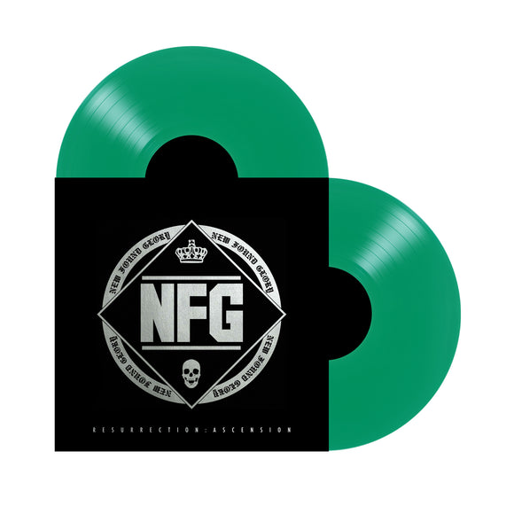 New Found Glory 'Resurrection: Ascension' Transparent Green Vinyl 2XLP