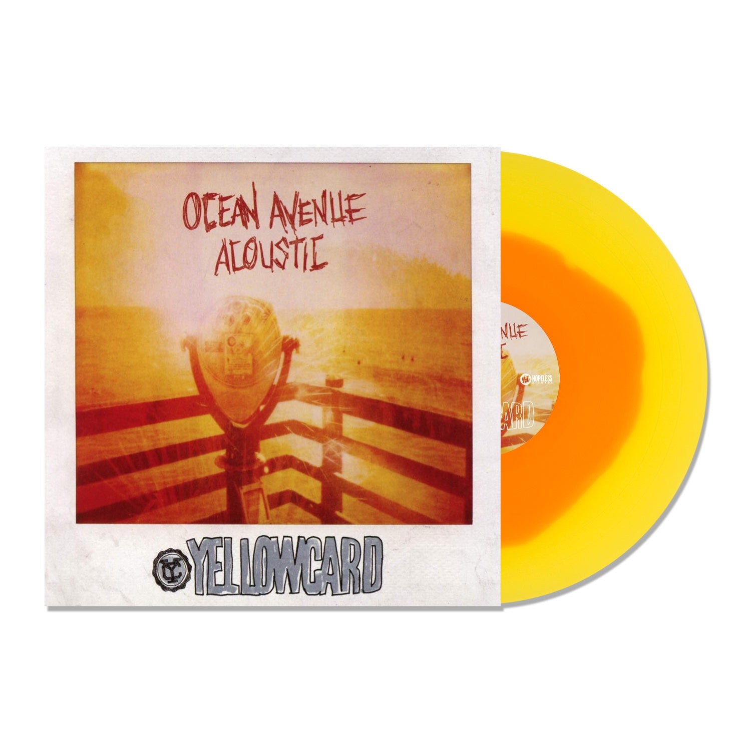 Yellowcard - Lights and on sale Sounds Black Inside Transparent Yellow Vinyl