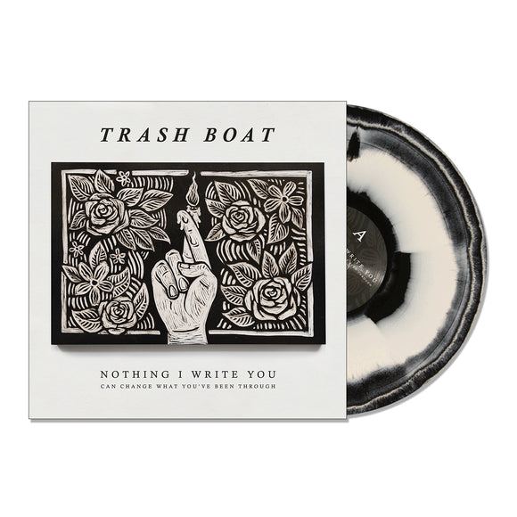 Trash Boat' Nothing I Write You...' White & Black Swirl