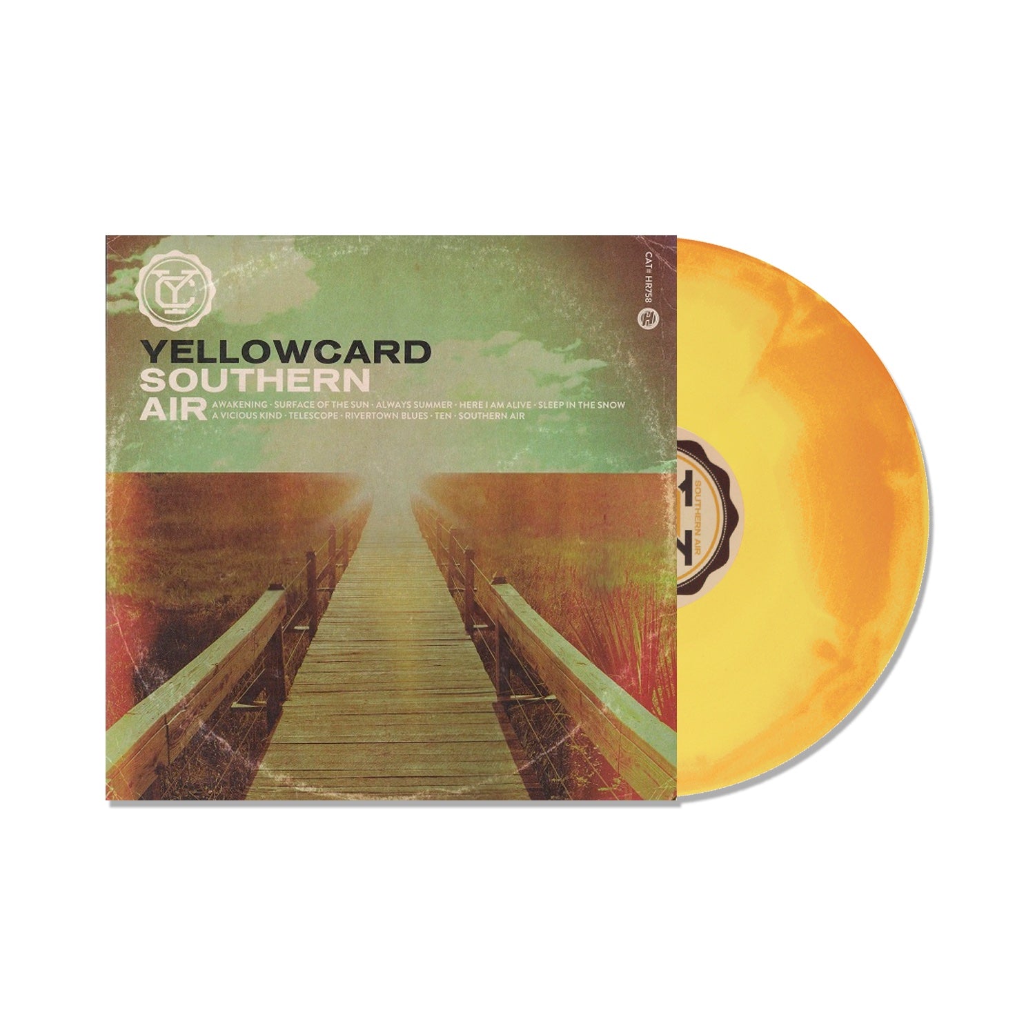 Yellowcard lights & sounds 2022 vinyl reissue white /1250 rare popular pop-punk emo