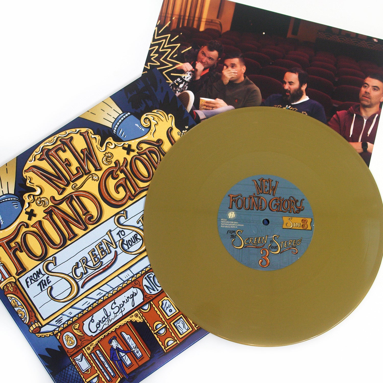 New Found Glory From The Screen To Your Stereo 3 Gold Vinyl