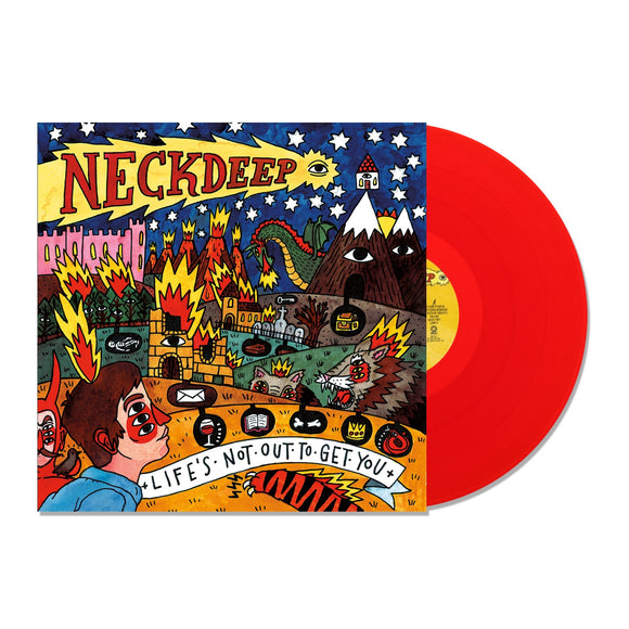 Neck Deep 'Life's Not Out To Get You' Red Vinyl