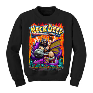 Hero Quest Black Crewneck