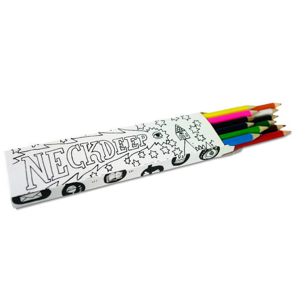 Neck Deep Colored Pencil Set