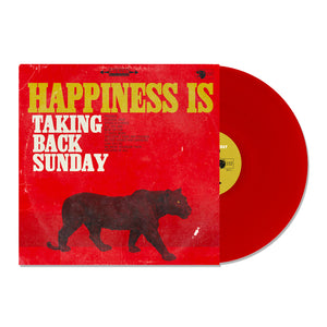 Taking Back Sunday 'Happiness Is' Transparent Red