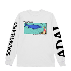 Neck Deep Fish White Long Sleeve