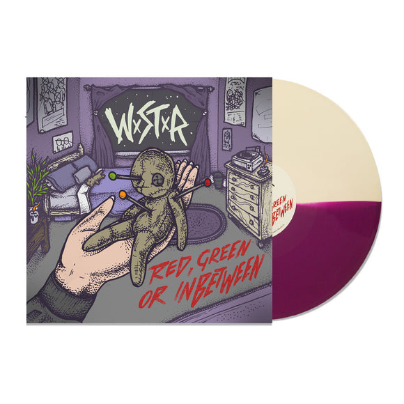 WSTR 'Red, Green, Or In Between' Purple & Bone Split
