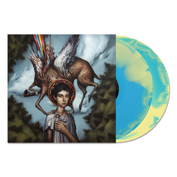 Circa Survive 'Blue Sky Noise' (Remastered) Blue Yellow Swirl 2xLP