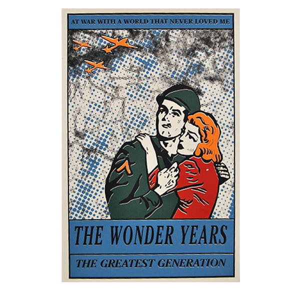 The Wonder Years At War With A World Screen-Printed Poster
